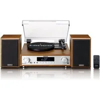 Lenco MC-160WD Digitalradio (DAB) (DAB,DAB+,FM, 20 W, HiFi-Sound mit Bluetooth 5.0, DAB+, MP3-Codierung & 2x10W Lautsprecher)