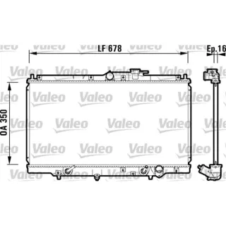 Valeo Motork?hler Honda Accord Prelude 734109
