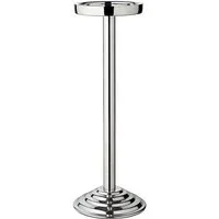 EDZARD Servierständer Olbia, Edelstahl, Flaschenkühlerständer aus Edelstahl - hochglanzpoliert, 62cm hoch