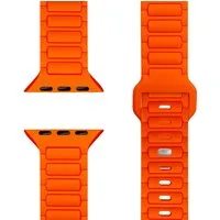 Nalia Smartwatch-Armband Apple Watch 49mm/46/45/44/42(Serie 1-3), Magnetisches Silikon Ersatzband / für Fitness Uhr / Wasserbeständig