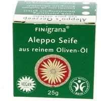 Finigrana Feste Duschseife Gäste Alepposeife Olivenöl, Olivgrün, 25 g