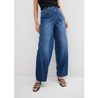 bonprix Loose-fit-Jeans lockere Passform, superweiches, federleichtes Denim