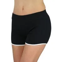 Alkato Yogashorts Alkato Damen Shorts mit Hohem Bund Hotpants Radlerhose Long Shorts