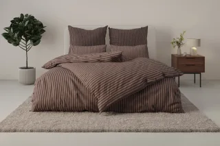 Bruno Banani Bettwäsche "Jassen" 3 moderne Bettwäsche aus Baumwolle, Bettwäsche mit Streifen-Design