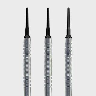 Soft Dart Barrel Torpedo Grip1 V2 - Silber / 16g