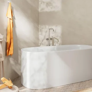 hansgrohe Tecturis S Wannenarmatur 73440000 bodenstehend, chrom