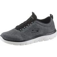 Skechers SUMMITS Slip-On Sneaker Freizeitschuh, Slipper, Komfortschuh mit elastischer Bungee-Schnürung
