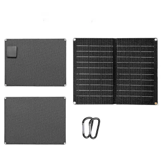 9W Portable Solar Panel Monocrystalline Silicon 6V Outdoor Charging Mobile Phone Tablet Power Bank USB-C USB-A Output
