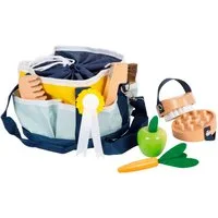 Small Foot Stehtier Spielzeug Pferdepflege-Set mit Tasche, für alle Pferde
