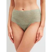 CALIDA Slip Sensual Secrets breiter Spitzenbund, Viskose-Mix, Single Jersey, elastisch, weich