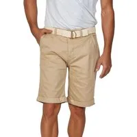 riverso Chinoshorts Herren Shorts RIVHenry Regular Fit Bermudashorts mit Gürtel