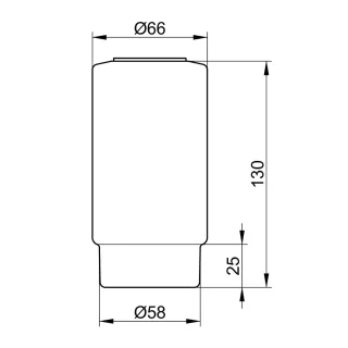 Keuco Lotionspender Plan 14957 f. Schaumseife, Echtkristall mattiert, 14957009000 14957009000