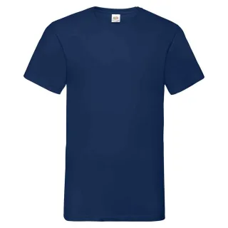 Fruit of the Loom - "Valueweight" T-Shirt V-Ausschnitt für Herren/Damen Unisex (Marineblau)
