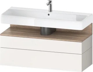 Duravit Qatego Waschtischunterbau wandhängend Weiß Supermatt 1190x470x590 mm - QA4396055840010 QA4396055840010