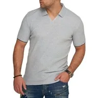 CARISMA Poloshirt CRMANAUS Rippstrick Kurzarm Polo T-Shirt
