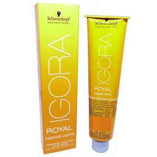 Schwarzkopf Igora Royal Fashion Lights Permanente Haar Farbe Coloration 60ml  - L-89 Fashion Lights Red Violet / Fashion Lights Rot Violett