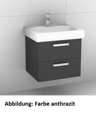 Artiqua 413 Waschtischunterschrank für Citterio 500544 ( ehem. 123560) Riviera Eiche quer NB, 413-WU 413-WU2L-K100-7180-438
