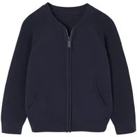 vertbaudet Cardigan Jacke aus TeddyfleeceTaschen für Jungen
