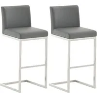 CLP Barhocker Paros Kunstleder (Set, 2 St., 2er), mit Kunstlederbezug, bis 240 kg