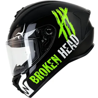 Broken Head Adrenalin Therapy 4X Schwarz-Neon-Grün Ltd. Edition Glanz