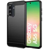 CoolGadget Handyhülle Carbon Handy Hülle für Samsung Galaxy A56 5G 6,7 Zoll, robuste Telefonhülle Case Schutzhülle für Samsung A56 5G Hülle