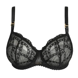 PrimaDonna - NAICA schwarz Balconette-BH vertikale Naht schwarz - Gr. - f80