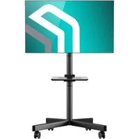 ONKRON TV-Ständer ONKRON 23 -60", 40 kg max, VESA 400x400, TS1137-B, (bis 60,00 Zoll, Packung, rollbar höhenverstellbar)