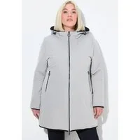 Ulla Popken Funktionsjacke HYPRAR Wende-Steppjacke 2-Wege Zipper