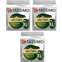 TASSIMO Kaffee Kapseln Jacobs Krönung XL aromatisch T Discs 3 x 16 Getränke, 432 g, (Packung, 3er Pack)