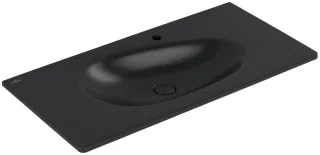 Villeroy & Boch Schrankwaschtisch Antao 1000x500mm,, 1 Hahnloch m. verd. ÜL. Pure Black cplus 4A76ABR7