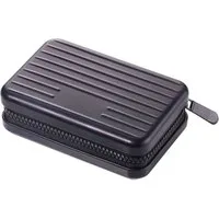 TROIKA Kartenetui Aluminium mit Schutz vor Datendiebstahl – Kartenetui im Koffer-Design (9 Fächern für bis zu 20 Karten), Cardholder in verschiedenen Farben, RFID Schutz, 10,5 x 7 x 3 cm