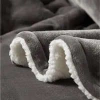 Wohndecke, Woltu, super Dicke Warme Fleecedecke Kuscheldecke Sofadecke