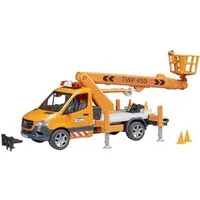 Bruder® Spielzeug-Landmaschine MB Sprinter Arbeitsbühne mit L+S 02679