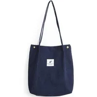 Zaewry Schultertasche Shopper Tasche Damen Groß Cord Tasche Tote Bag Strandtasche, für College Schule Arbeit Reisen Einkaufen