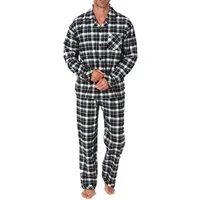 Normann Pyjama Normann Herren Flanell Schlafanzug Pyjama - auch in Übergröße