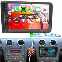 ESSGOO 9" Für Audi A3 S3 RS3 8P 8V Android 15 Carplay Autoradio (RDS, Digitalradio (DAB), FM, AM)