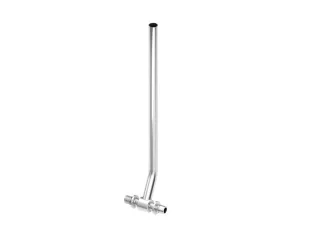 Tece flex HK-Montage T-Stück 15 mm Dim. 16, Länge 300 mm, CU vernickelt, 715016 715016