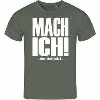deinshirt Print-Shirt Herren T-Shirt Mach ich aber nicht jetzt Funshirt mit Motiv