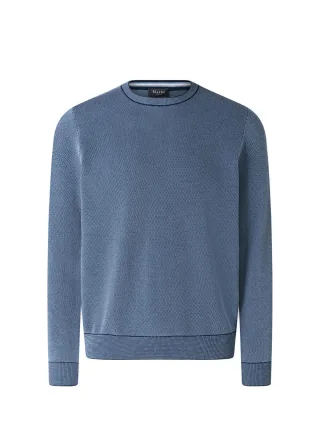 MAERZ Muenchen - Pullover Rundhals 1/1 Arm dawn blue