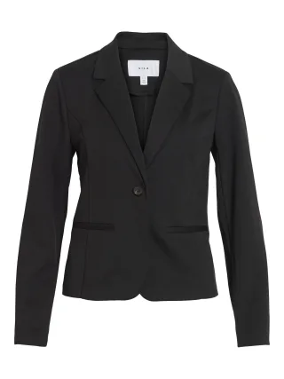VILA - VIKAMMI L/S FITTED JERSEY BLAZER Black Beauty - Gr. - M