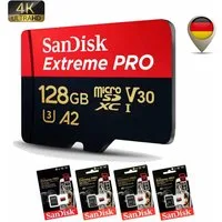 Sandisk SanDisk Extreme Pro 4K microSD 256 GB (4K) Speicherkarte (256 GB)