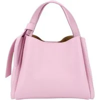 BRISE TASCHE Schultertasche Brise Echtleder Schultertasche in Beige – Mit Henkel & Crossbody Gurt (1-teilig, Tasche inkl. Schulterriemen), Abnehmbarer & verstellbarer Schulterriemen, Magnetverschluss