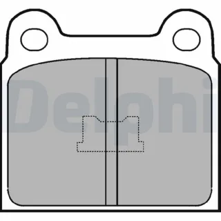 Delphi Bremsbel?ge vorne Audi VW LP76