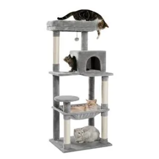 Pawz Road Kratzbaum XL für große Katzen mit Hängematte
