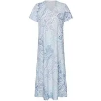 HUTSCHREUTHER Nachthemd Damen Schlafshirt lang mit kurzem Arm (1-tlg) Modisches Design