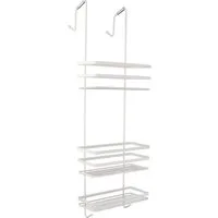 Euroshowers GmbH Duschablage zum Einhängen Satin Weiß 25 × 79 cm