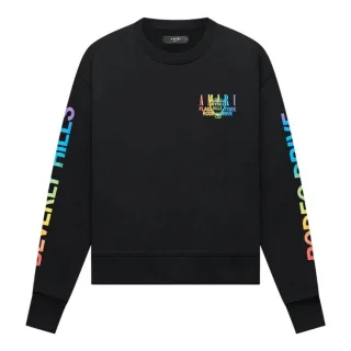 Amiri Xo Beverly Hills - Schwarzer Pullover Mit Rundhalsausschnitt