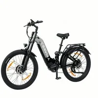 PIXAR E-Bike E-Bike Fatbike mit 250W Dual-Antrieb, Samsung Akku & 25km/h, 7 Gang, Mittelmotor, 960 Wh