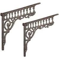 Moritz Wandregalhalter 2er Set Regalwinkel 23 x 28 cm Regalträger, Regalträger Regalwinkel Regalhalterung Wandregal Regal Kommode