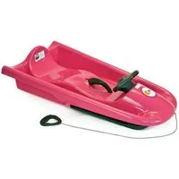 KHW Bob Snow Flyer Schlitten für Unisex Jugend, 99x52x16 cm, pink, Robustes Design für winterlichen Spaß